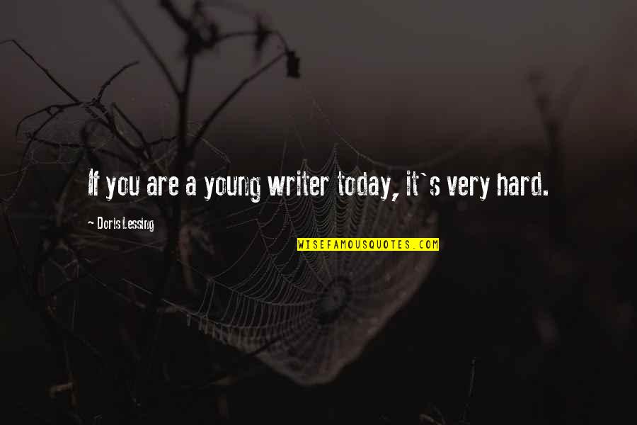 Teckningsoptioner Quotes By Doris Lessing: If you are a young writer today, it's Teckningsoptioner Quotes By Doris Lessing: If you are a young writer today, it's