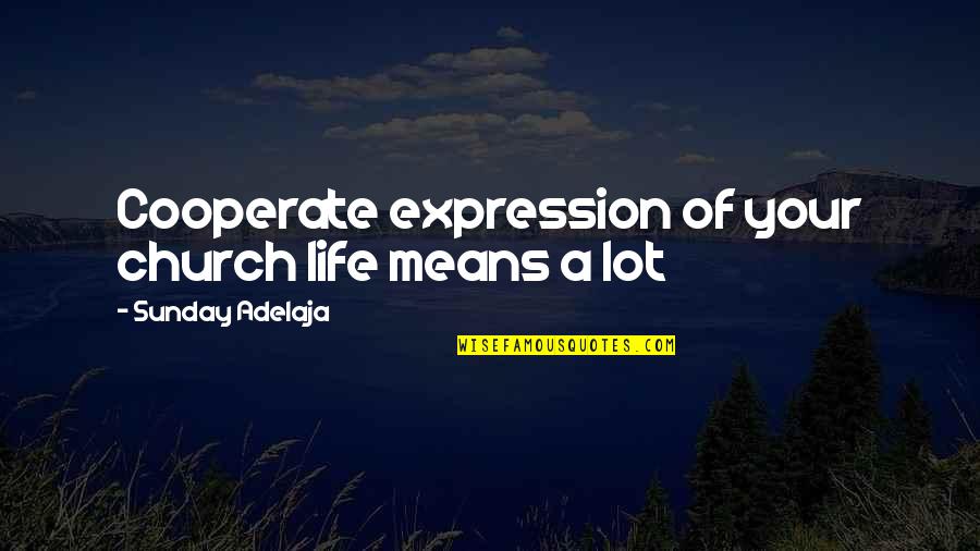 Telerama Abonnement Quotes By Sunday Adelaja: Cooperate expression of your church life means a Telerama Abonnement Quotes By Sunday Adelaja: Cooperate expression of your church life means a