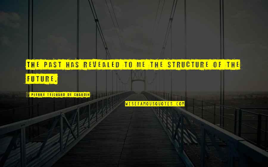 Televangelist Paula Quotes By Pierre Teilhard De Chardin: The past has revealed to me the structure Televangelist Paula Quotes By Pierre Teilhard De Chardin: The past has revealed to me the structure