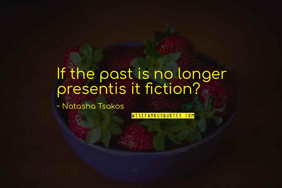 Telling Quotes By Natasha Tsakos: If the past is no longer presentis it Telling Quotes By Natasha Tsakos: If the past is no longer presentis it