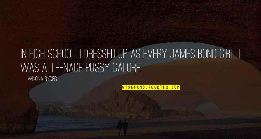Telugu Heart Touching Love Failure Quotes By Winona Ryder: In high school, I dressed up as every