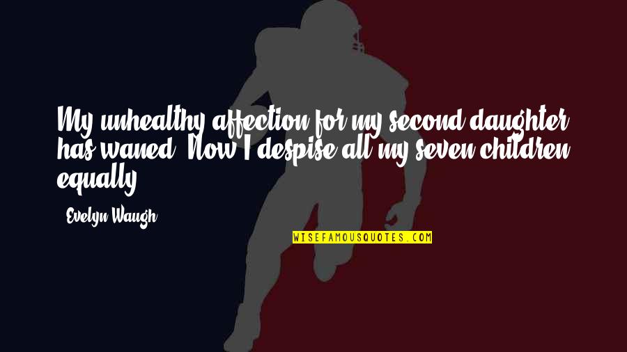Template For Business Quotes By Evelyn Waugh: My unhealthy affection for my second daughter has Template For Business Quotes By Evelyn Waugh: My unhealthy affection for my second daughter has