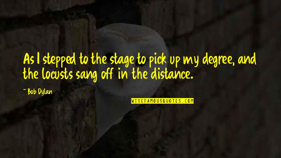 Tennison Gambit Quotes By Bob Dylan: As I stepped to the stage to pick Tennison Gambit Quotes By Bob Dylan: As I stepped to the stage to pick