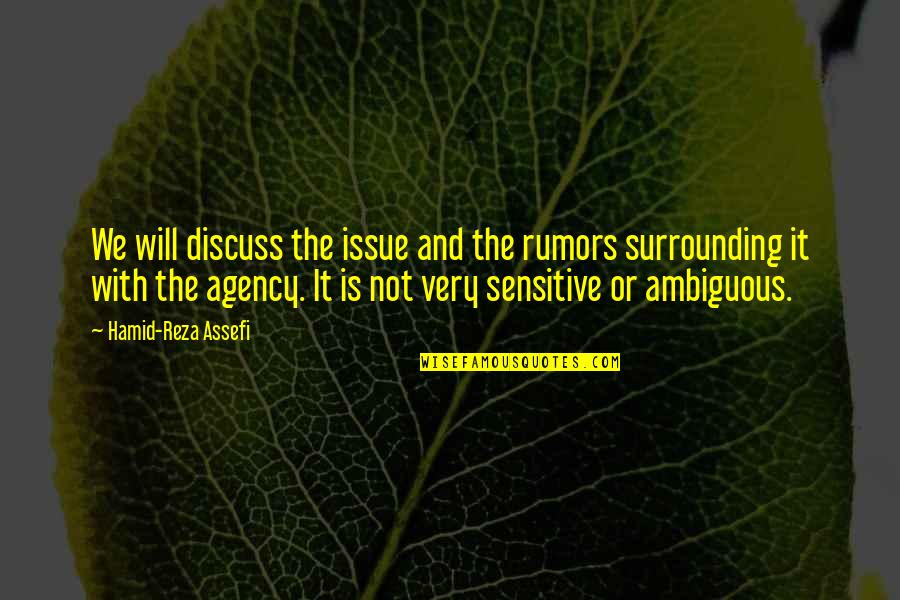 Tenon Joint Quotes By Hamid-Reza Assefi: We will discuss the issue and the rumors Tenon Joint Quotes By Hamid-Reza Assefi: We will discuss the issue and the rumors