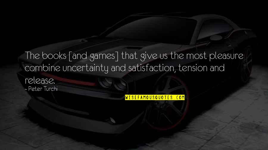 Tension Release Quotes By Peter Turchi: The books [and games] that give us the