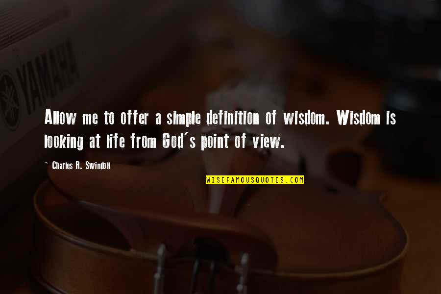 Tentatives Quotes By Charles R. Swindoll: Allow me to offer a simple definition of Tentatives Quotes By Charles R. Swindoll: Allow me to offer a simple definition of