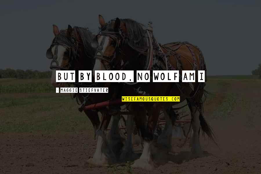Teoria De Tudo Quotes By Maggie Stiefvater: But by blood, no wolf am I