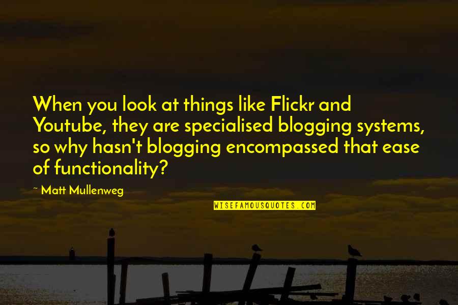 Tera Ishq Quotes By Matt Mullenweg: When you look at things like Flickr and