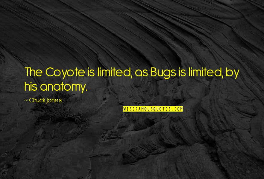 Terborg In Nederland Quotes By Chuck Jones: The Coyote is limited, as Bugs is limited,