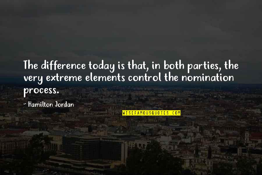 Terminami Quotes By Hamilton Jordan: The difference today is that, in both parties,