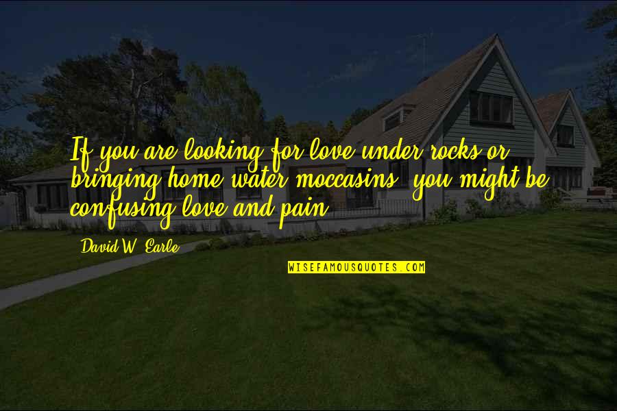Ternakan Ikan Quotes By David W. Earle: If you are looking for love under rocks