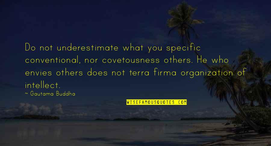 Terra Quotes By Gautama Buddha: Do not underestimate what you specific conventional, nor