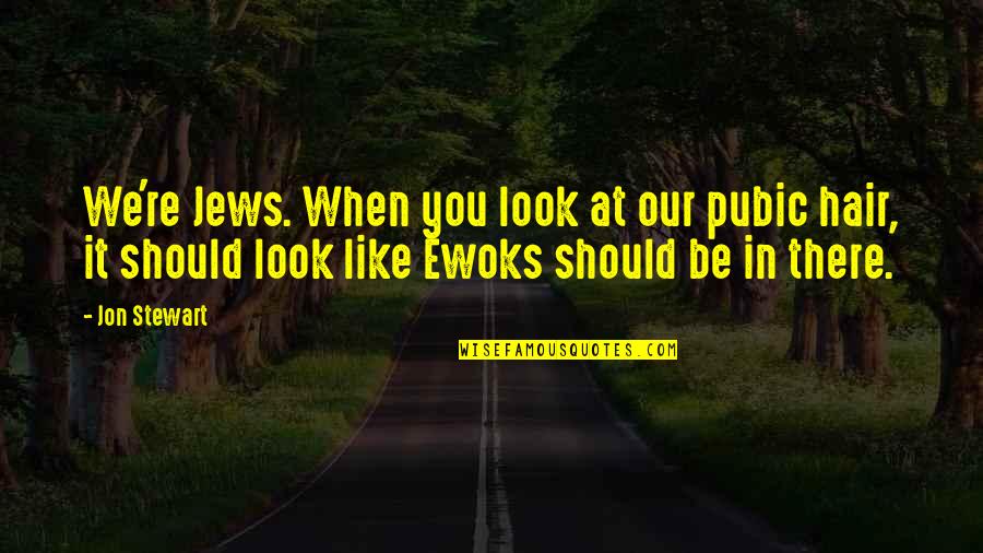 Terrahydrite Quotes By Jon Stewart: We're Jews. When you look at our pubic Terrahydrite Quotes By Jon Stewart: We're Jews. When you look at our pubic