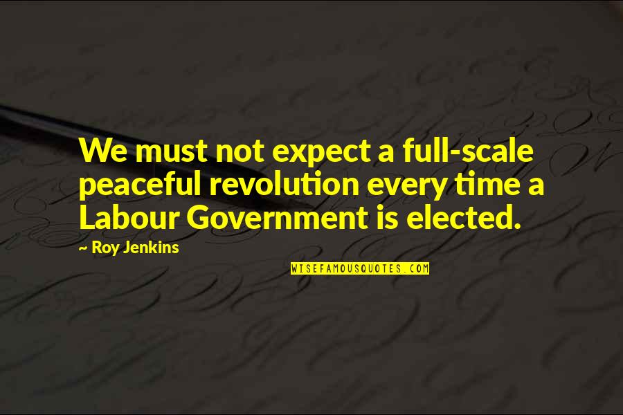 Territiory Quotes By Roy Jenkins: We must not expect a full-scale peaceful revolution