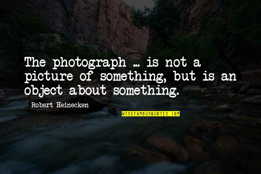 Terror Dan Simmons Quotes By Robert Heinecken: The photograph ... is not a picture of Terror Dan Simmons Quotes By Robert Heinecken: The photograph ... is not a picture of
