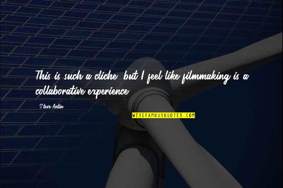 Tersisah Quotes By Steve Antin: This is such a cliche, but I feel