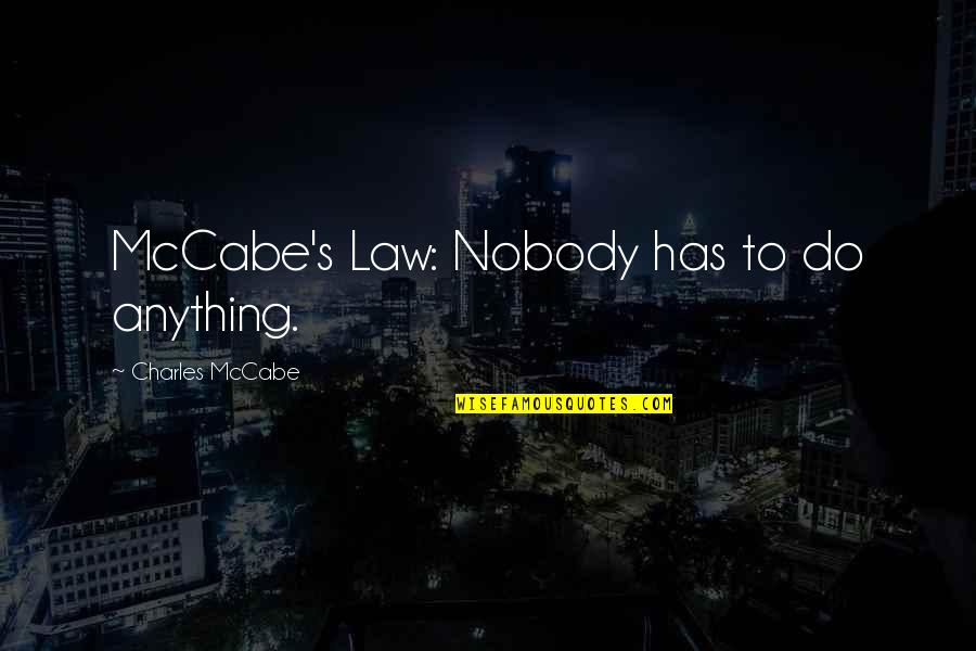 Tesco Mobile Insurance Quotes By Charles McCabe: McCabe's Law: Nobody has to do anything. Tesco Mobile Insurance Quotes By Charles McCabe: McCabe's Law: Nobody has to do anything.