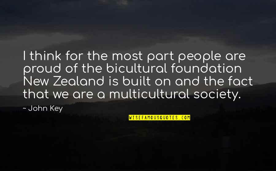 Tessa Kiros Quotes By John Key: I think for the most part people are