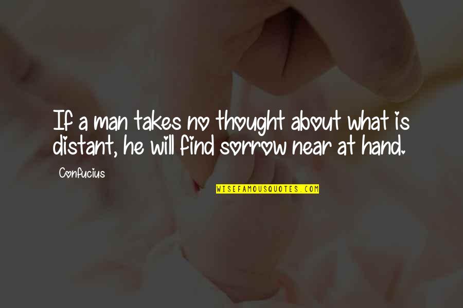 Tessaris Quotes By Confucius: If a man takes no thought about what
