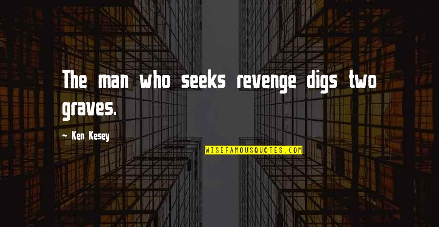 Tested Positive For Covid Quotes By Ken Kesey: The man who seeks revenge digs two graves.