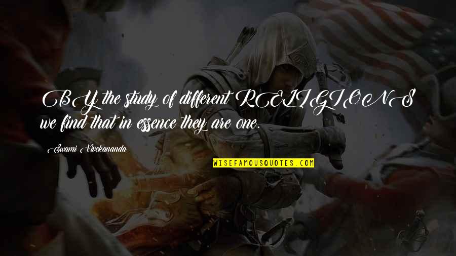 Tewas Maksud Quotes By Swami Vivekananda: BY the study of different RELIGIONS we find Tewas Maksud Quotes By Swami Vivekananda: BY the study of different RELIGIONS we find