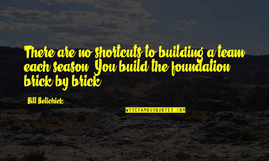 Tg2492lg Flo Quotes By Bill Belichick: There are no shortcuts to building a team Tg2492lg Flo Quotes By Bill Belichick: There are no shortcuts to building a team