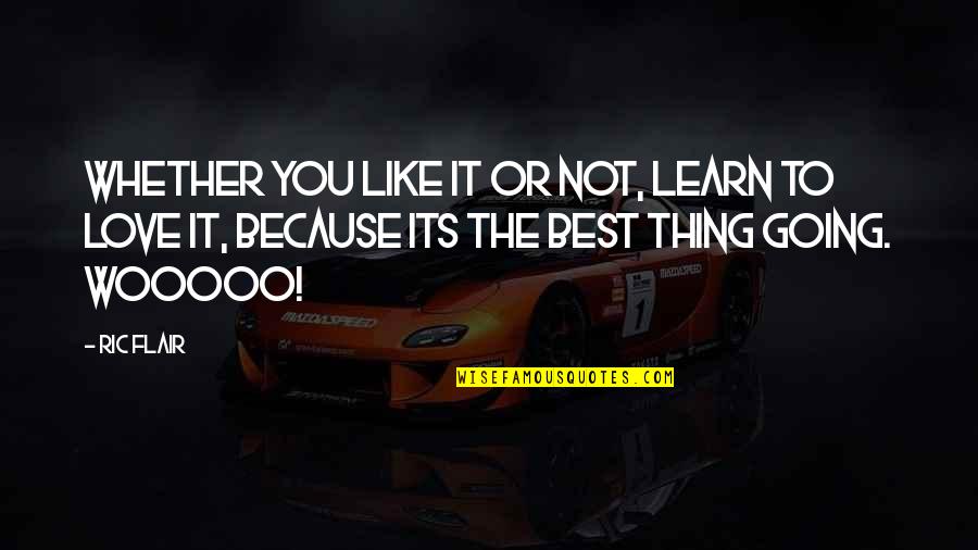 Thalamic Infarct Quotes By Ric Flair: Whether you like it or not, learn to