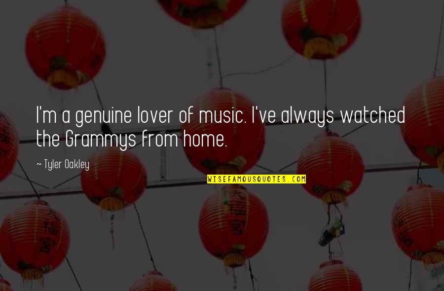 Thangabriel Quotes By Tyler Oakley: I'm a genuine lover of music. I've always