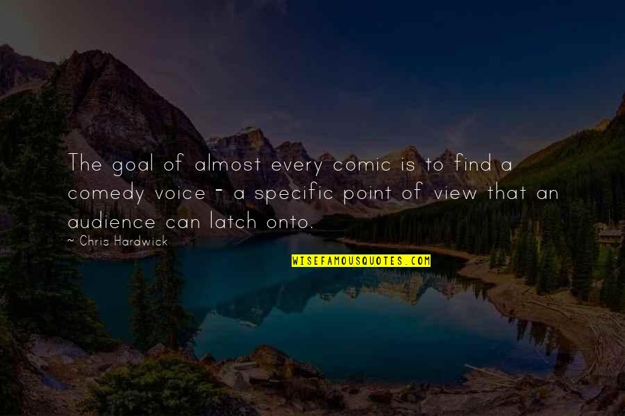 Thank You For Sharing Your Story Quotes By Chris Hardwick: The goal of almost every comic is to