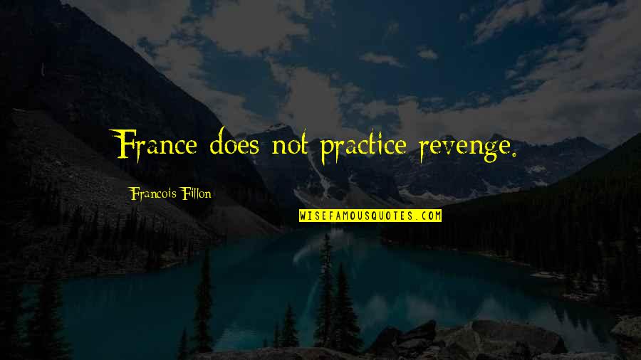 Thankless Child Quotes By Francois Fillon: France does not practice revenge.
