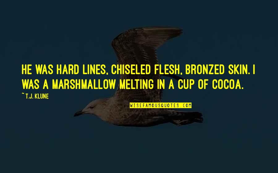 Thanks For Help And Support Quotes By T.J. Klune: He was hard lines, chiseled flesh, bronzed skin. Thanks For Help And Support Quotes By T.J. Klune: He was hard lines, chiseled flesh, bronzed skin.