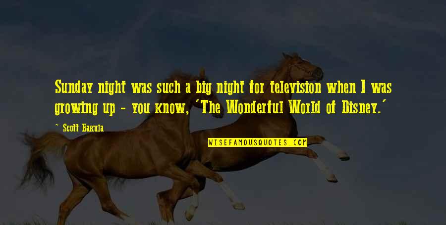 That Wonderful Night Quotes By Scott Bakula: Sunday night was such a big night for That Wonderful Night Quotes By Scott Bakula: Sunday night was such a big night for