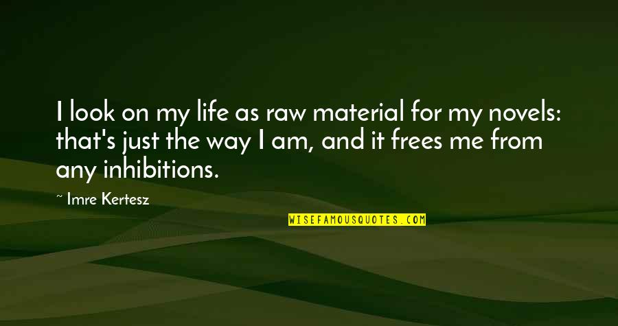 That's Just The Way I Am Quotes By Imre Kertesz: I look on my life as raw material