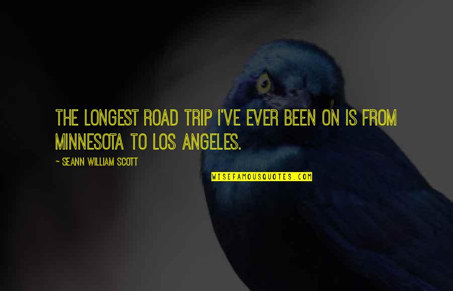 Thats So Minnesota Quotes By Seann William Scott: The longest road trip I've ever been on