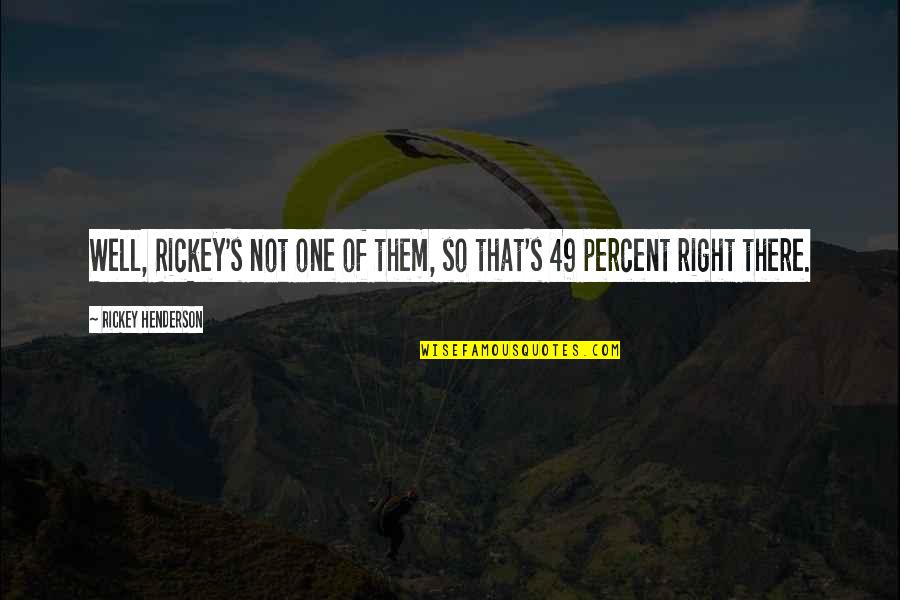 The 1 Percent Quotes By Rickey Henderson: Well, Rickey's not one of them, so that's The 1 Percent Quotes By Rickey Henderson: Well, Rickey's not one of them, so that's