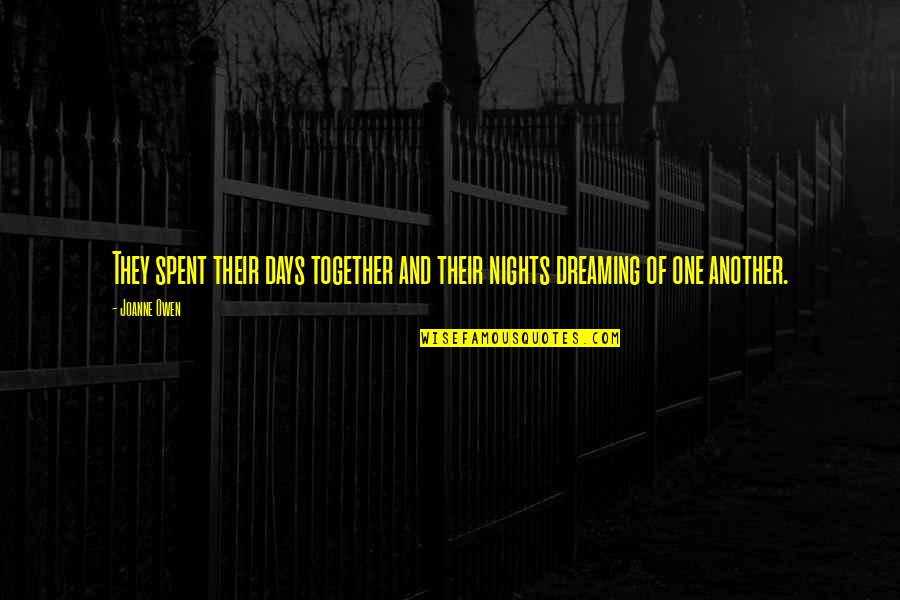 The Alchemist And The Angel Quotes By Joanne Owen: They spent their days together and their nights