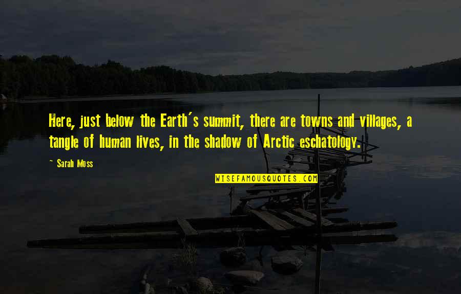The Arctic Quotes By Sarah Moss: Here, just below the Earth's summit, there are