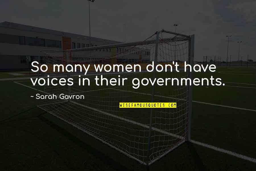 The Autobiography Of Miss Jane Pittman Book Quotes By Sarah Gavron: So many women don't have voices in their