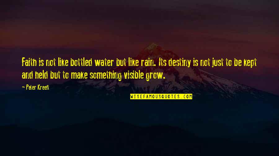 The Berlin Wall Ronald Reagan Quotes By Peter Kreeft: Faith is not like bottled water but like The Berlin Wall Ronald Reagan Quotes By Peter Kreeft: Faith is not like bottled water but like