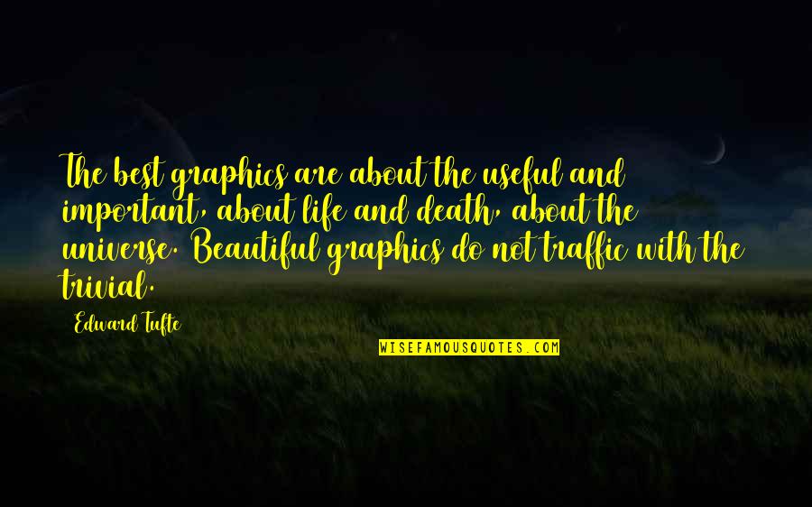 The Best Beautiful Quotes By Edward Tufte: The best graphics are about the useful and