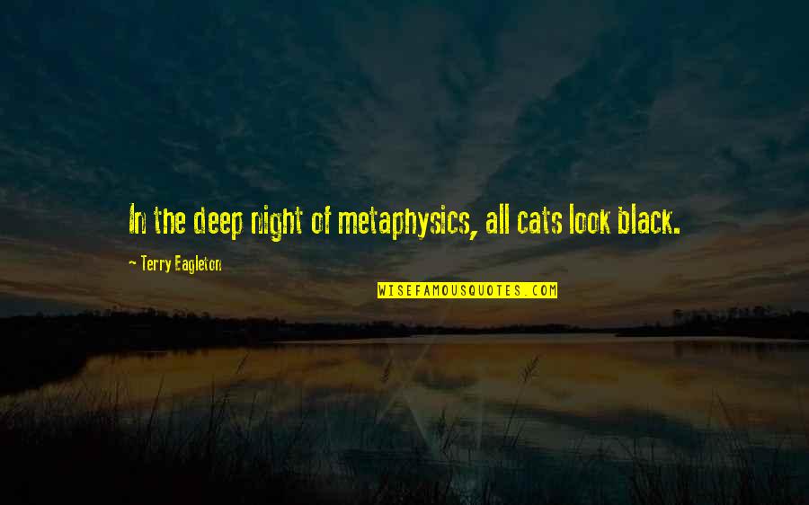 The Black Cat Quotes By Terry Eagleton: In the deep night of metaphysics, all cats