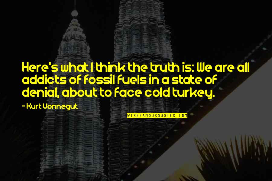 The Cold Quotes By Kurt Vonnegut: Here's what I think the truth is: We