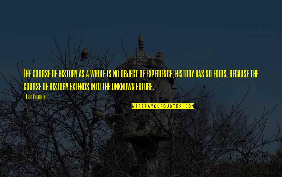 The Course Of History Quotes By Eric Voegelin: The course of history as a whole is