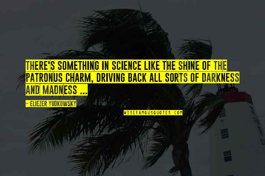 The Darkness Quotes By Eliezer Yudkowsky: There's something in science like the shine of