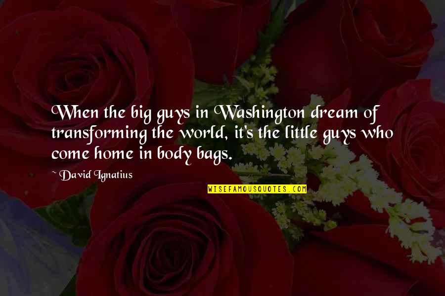 The Dream Guy Quotes By David Ignatius: When the big guys in Washington dream of