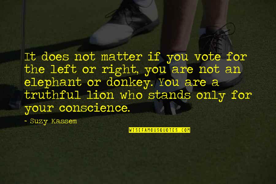 The Elephant Quotes By Suzy Kassem: It does not matter if you vote for The Elephant Quotes By Suzy Kassem: It does not matter if you vote for