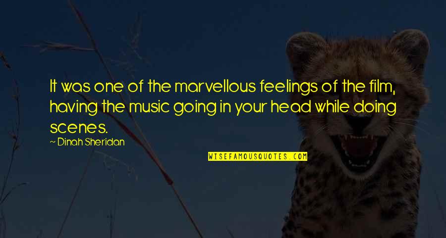The Feelings Quotes By Dinah Sheridan: It was one of the marvellous feelings of