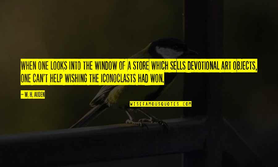 The Fire Next Time Quotes By W. H. Auden: When one looks into the window of a