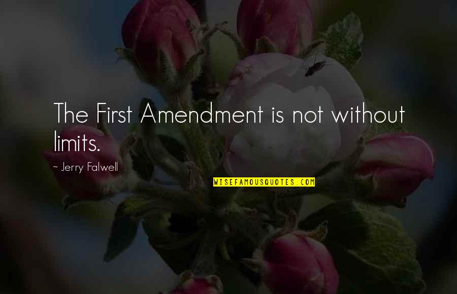 The First Amendment Quotes By Jerry Falwell: The First Amendment is not without limits.