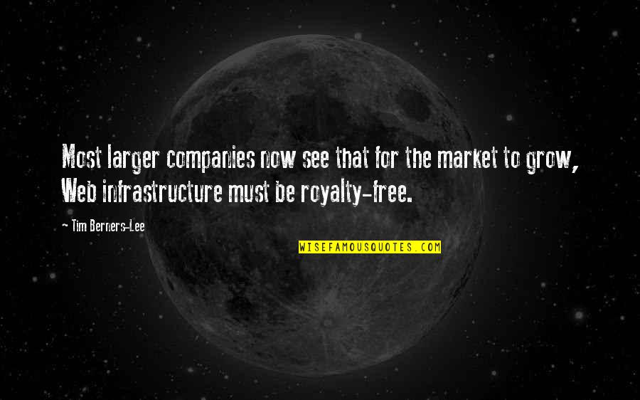The Free Market Quotes By Tim Berners-Lee: Most larger companies now see that for the
